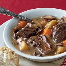 Belgian beef stew with beer